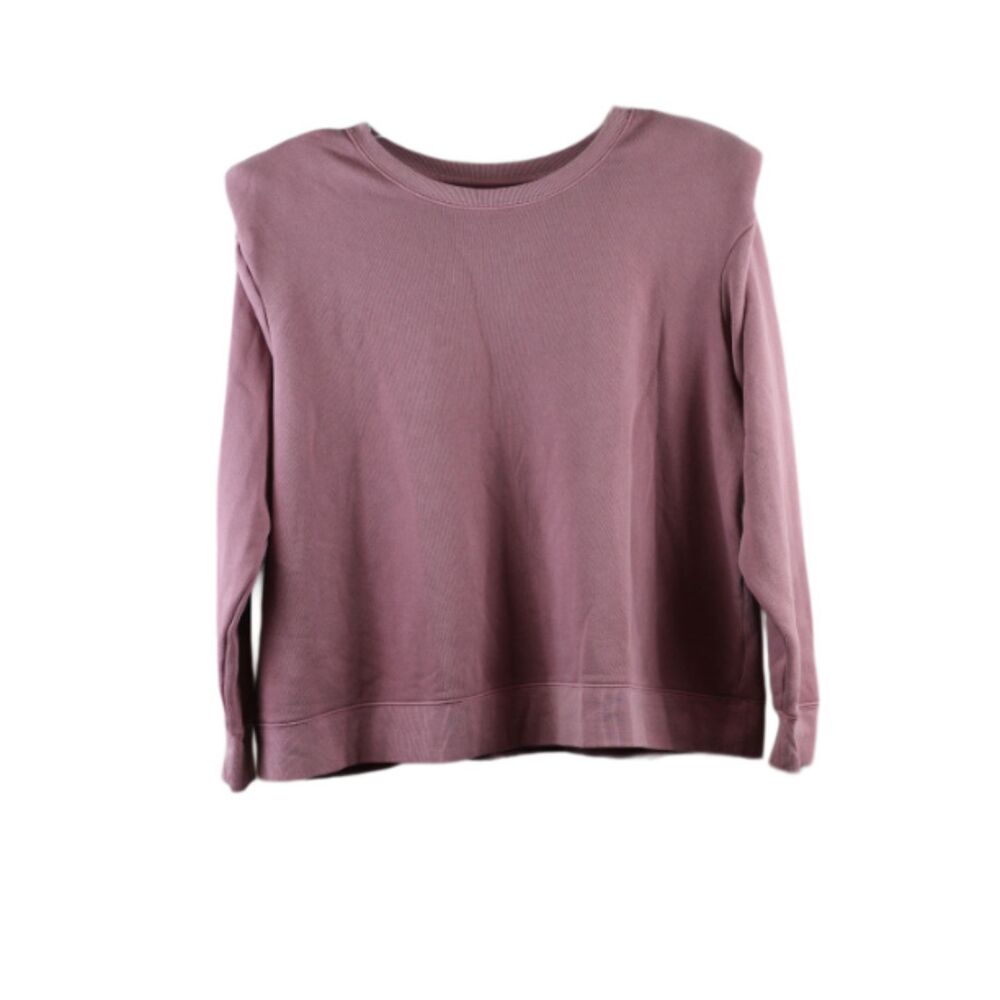 a.n.a Pink Women's Sweatshirt Pullover Padded Shoulder 2X 029